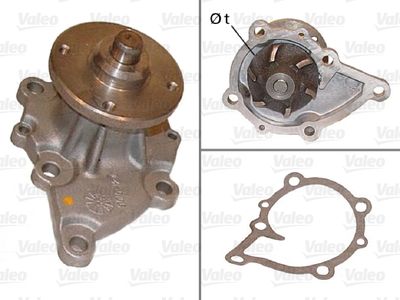 Water Pump, engine cooling VALEO 506416