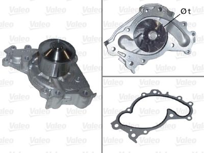Water Pump, engine cooling VALEO 506618