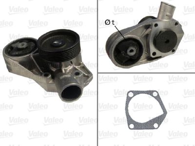 Water Pump, engine cooling VALEO 506672