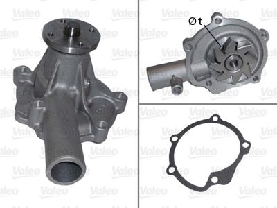 Water Pump, engine cooling VALEO 506689