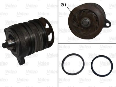Water Pump, engine cooling VALEO 506726