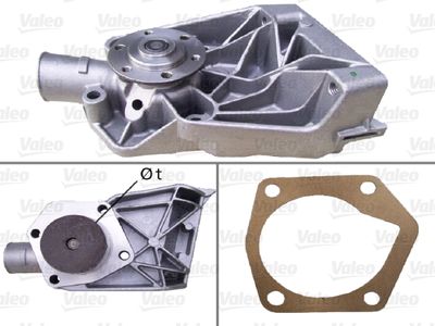 Water Pump, engine cooling VALEO 506786