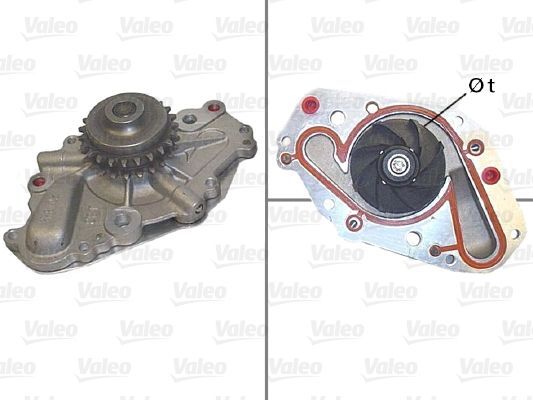 VALEO 506803 Water Pump, engine cooling