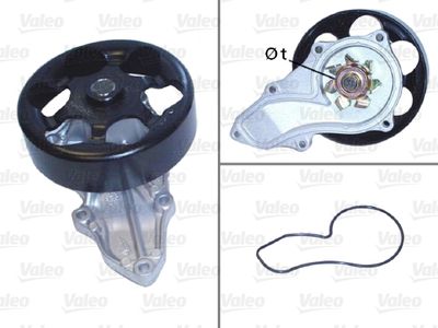 Water Pump, engine cooling VALEO 506810