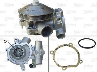 Water Pump, engine cooling VALEO 506869