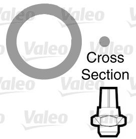 Gasket, coolant pipe VALEO 509142