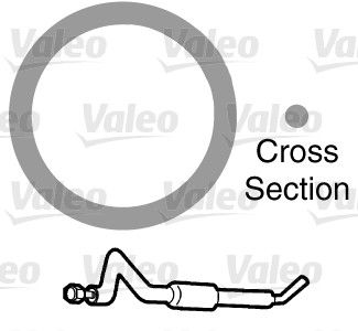 VALEO 509155 Gasket, coolant pipe