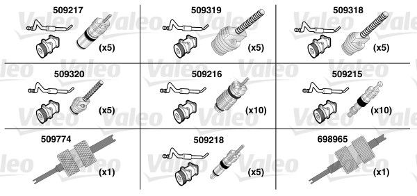 VALEO 509735 O-Ring Repair Set