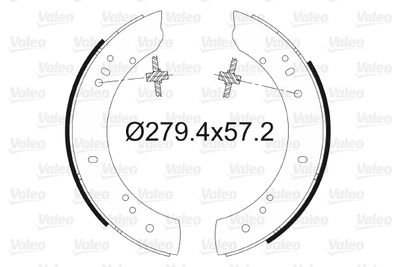 Brake Shoe Set VALEO 562035