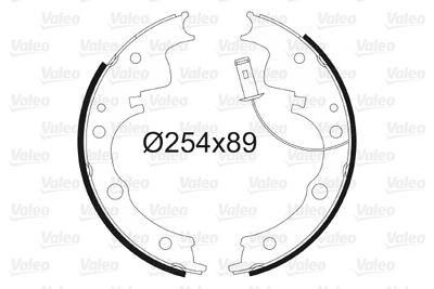 Brake Shoe Set VALEO 562579
