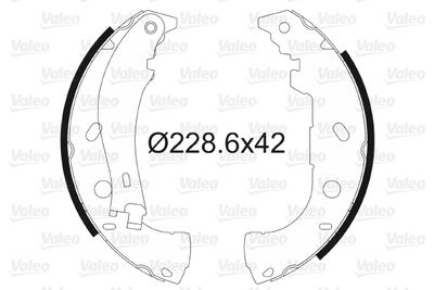 Brake Shoe Set VALEO 562646