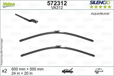 Wiper Blade VALEO 572312