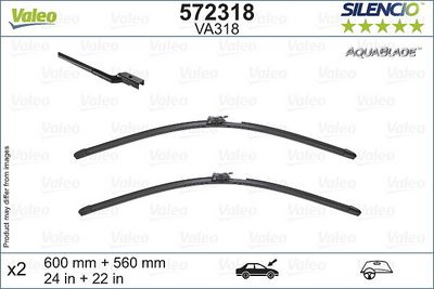 Wiper Blade VALEO 572318