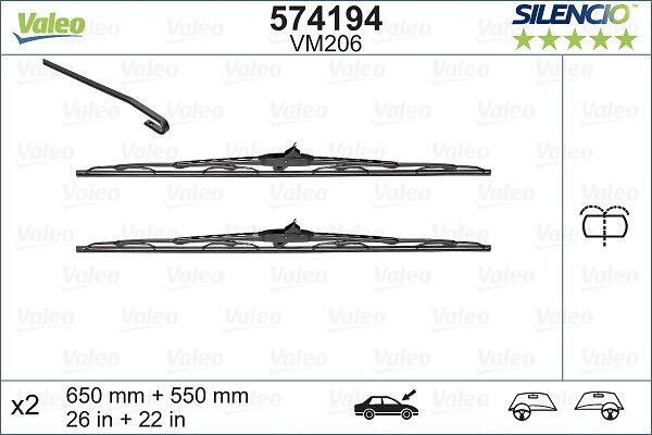 VALEO 574194 Wiper Blade