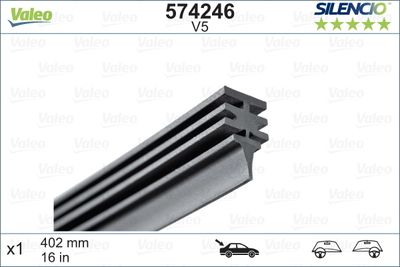 Wiper Blade Rubber VALEO 574246