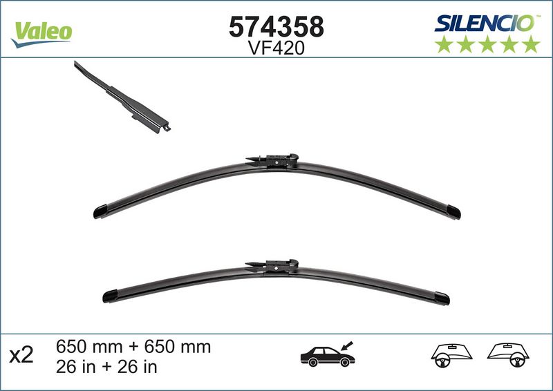 VALEO 574358 Wiper Blade