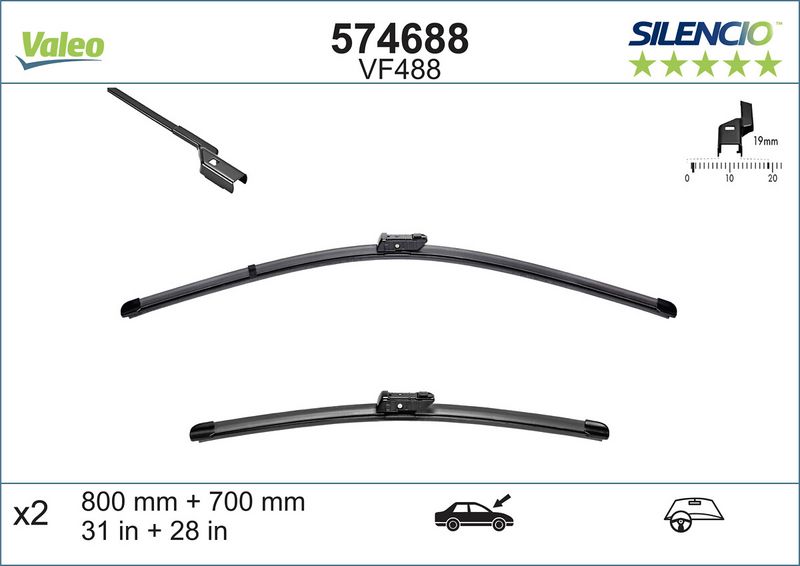 VALEO 574688 Wiper Blade