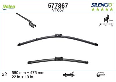 Wiper Blade VALEO 577867