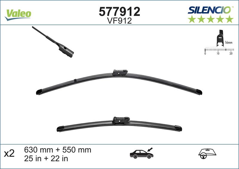 VALEO 577912 Wiper Blade