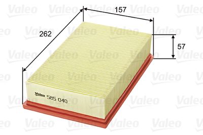 Air Filter VALEO 585040