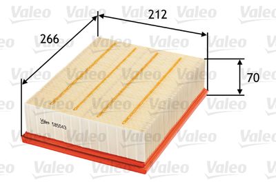 Air Filter VALEO 585043
