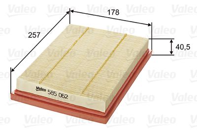 Air Filter VALEO 585062