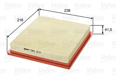 Air Filter VALEO 585237