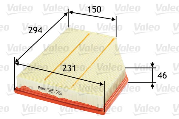 VALEO 585281 Air Filter