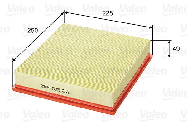VALEO 585289 Air Filter