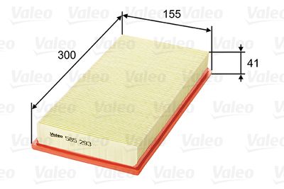 Air Filter VALEO 585293