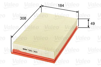 Air Filter VALEO 585360