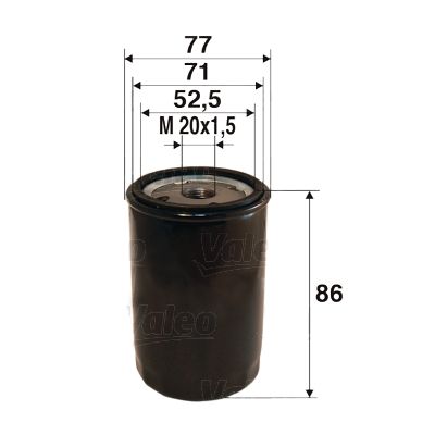VALEO 586027 Oil Filter