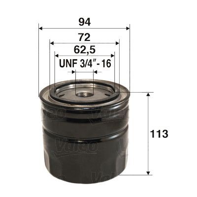 VALEO 586087 Oil Filter