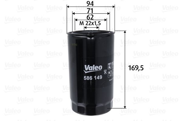 VALEO 586149 Oil Filter
