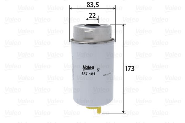 VALEO 587181 Fuel Filter