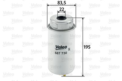 Fuel Filter VALEO 587730