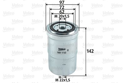 Fuel Filter VALEO 587732