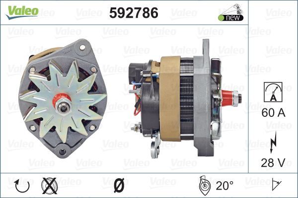 VALEO 592786 Alternator