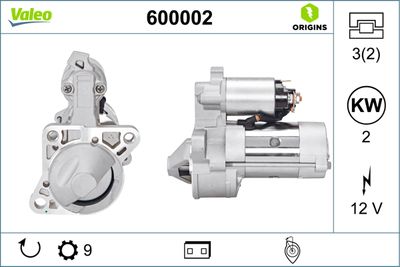 Starter VALEO 600002