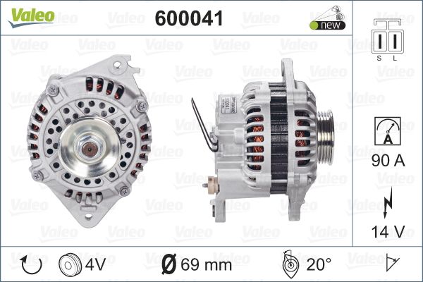 VALEO 600041 Alternator