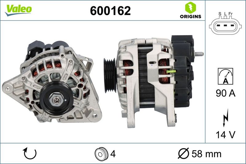 VALEO 600162 Alternator