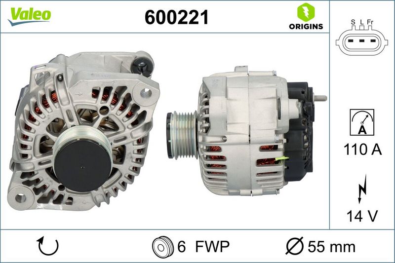 VALEO 600221 Alternator