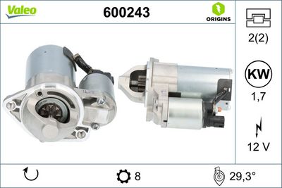 Starter VALEO 600243