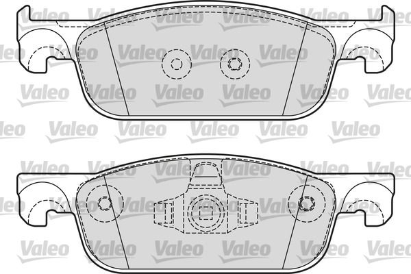 VALEO 601600 Brake Pad Set, disc brake