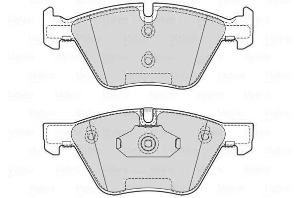 VALEO 601711 Brake Pad Set, disc brake