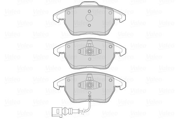 VALEO 601723 Brake Pad Set, disc brake