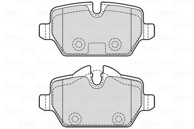 Brake Pad Set, disc brake VALEO 601731