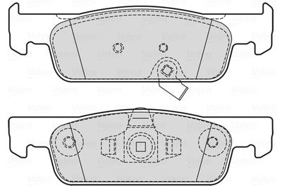 Brake Pad Set, disc brake VALEO 601732
