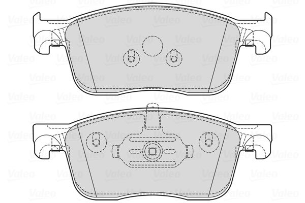 VALEO 601743 Brake Pad Set, disc brake