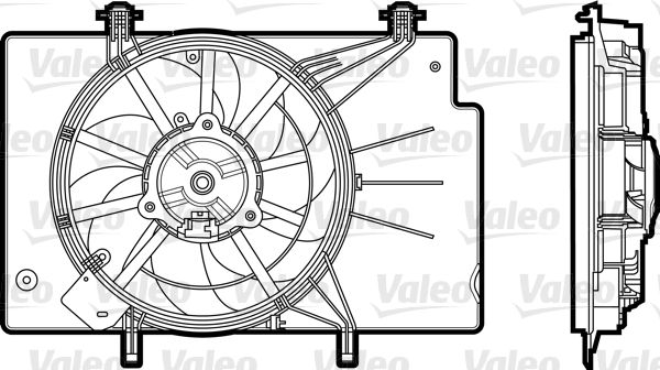 VALEO 696344 Fan, engine cooling